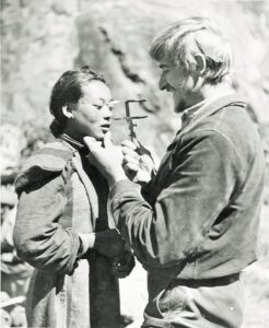 Bruno Berger en busca narices arias en el Tíbet