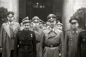 El embajador Stohrer, el conde de Mayalde y Himmler en San Sebastián