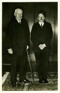 Hitler y Hindenburg