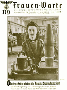 La mujer alemana se incorporó a la industria de armamento