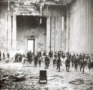 Ruinas de la Nueva Cancillería, 1945