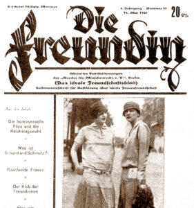 Revista para lesbianas, 1928